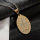 thumbnail image 3 of Collar de acero inoxidable con medallas religiosas de la Virgen María para mujer y hombre, delicado colgante de Nuestra Señora de Guadalupe, gargantilla católica., 3 of 5