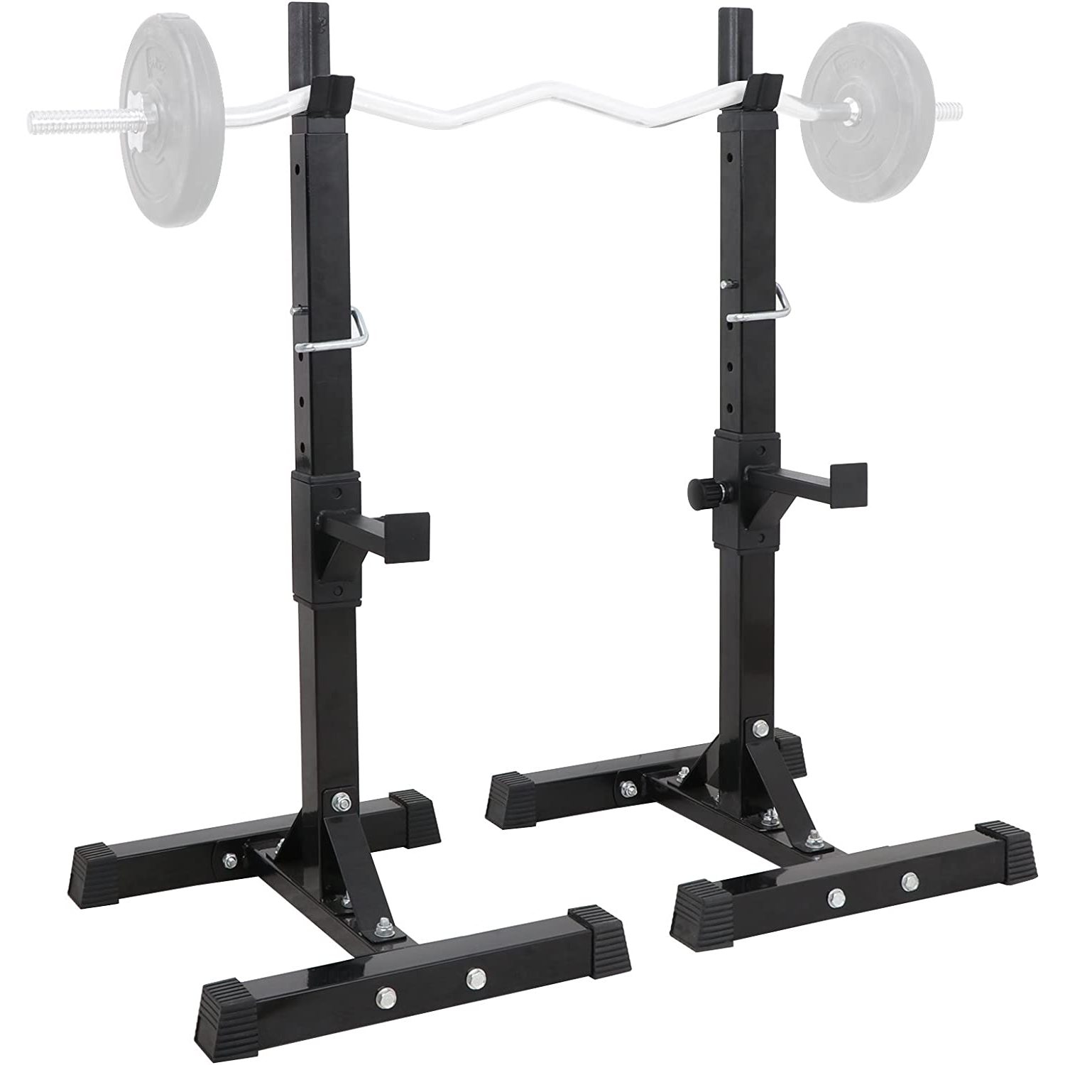 Adjustable Squat Rack MultiFunction Barbell Rack Squat Stand, Dumbble