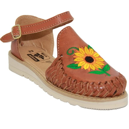 

The Western Shops Mexican Leather Women’s Huarache Sunflower Sandals