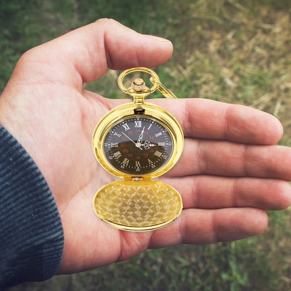 ifundom Retro Vintage Watch with Chain Stylish Decorative Accessory 1 Pc