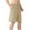 Brown, variant on Men's Bermuda Shorts Lounge Summer Beach Shorts Elastic Waist Drawstring Solid Color Shorts