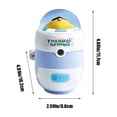 thumbnail image 3 of PEONAVET pencil sharpener Pencil Sharpener for Primary School Students Hand-cranked Automatic Pencil Sharpener for Boys Kindergarten Children, 3 of 8