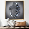 thumbnail image 4 of Bedroom Canvas, Lover Gift Canvas Art, 3d Metallic Artwork, Hugging Couple, Romantic Couple Canvas Art, Valentines Day Gift Canvas, Canvas Wall Decor - Gallery Wrapped, 4 of 5