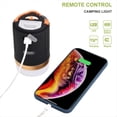 thumbnail image 3 of Luz para Acampar, Lámpara Impermeable para Tienda de Campaña, Luz LED Portátil, Control Remoto, Recargable, Linterna para Acampar Al Aire Libre, Trabajo, 3 of 5