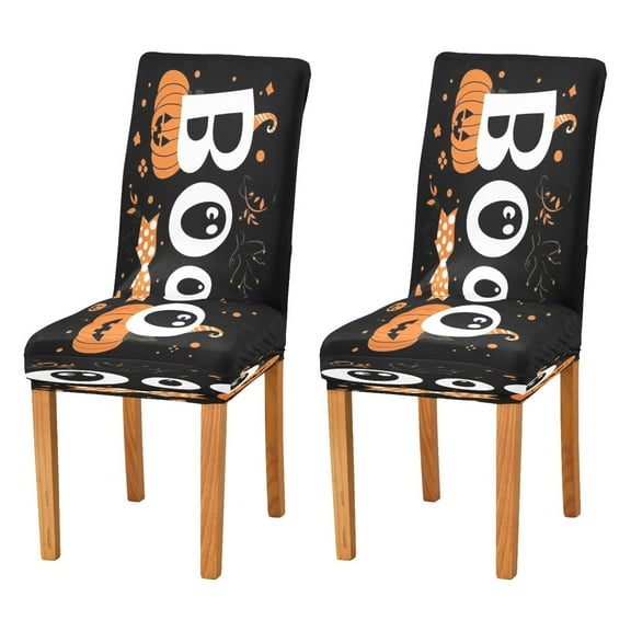 BZSMCE Chairs Slipcovers Dining Chair Covers Cute Pumpkins Creative Pattern