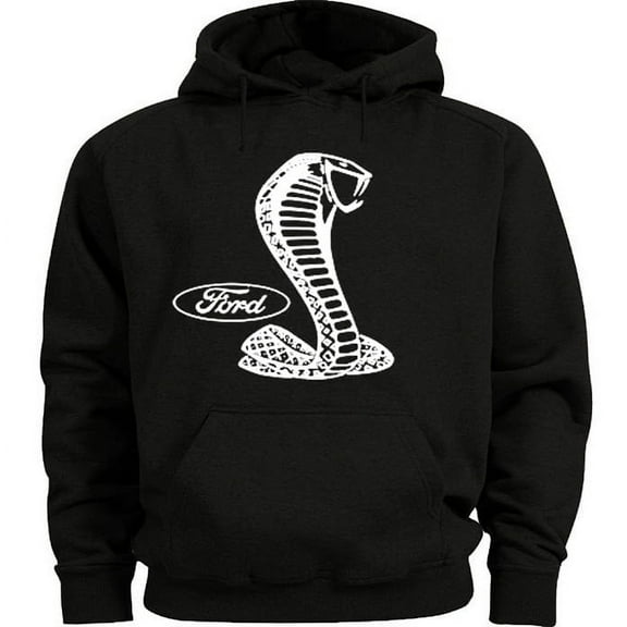 Ford Mustang Shelby Cobra Hoodie Men's Sweatshirt Black