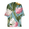 thumbnail image 4 of BangWanChi Summer Cardigans for Women Lightweight Women's Spring Summer Loose Casual Fashion Long-sleeved Cardigan Top, 4 of 5