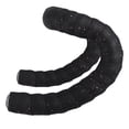 thumbnail image 2 of Bicycle Handlebar Tape Eva Road Bike Shock Handle Bar Tape Straps Sawdust Grain Black, 2 of 7