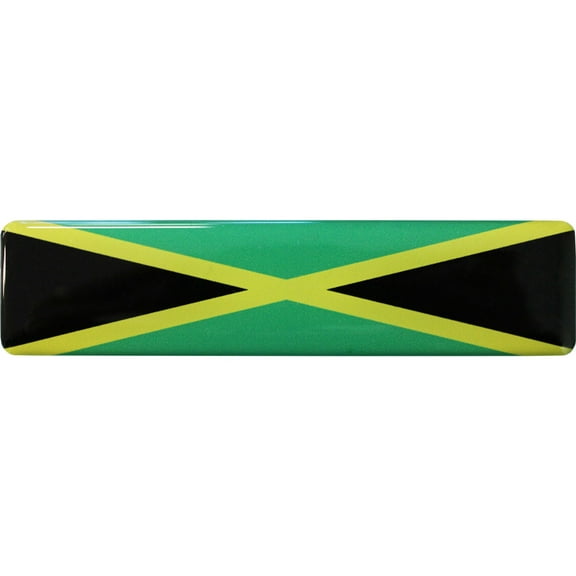 Jamaica Long Domed Sticker