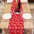 thumbnail image 4 of Camino de mesa con tema navideño, mantel de punto para restaurante en casa, mantel de mesa de comedor, decoración kenally HA000246-00B, 4 of 7