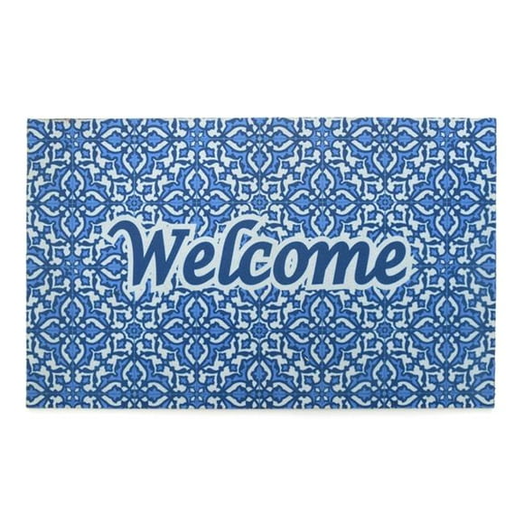 Stephan Roberts Home 30N-18RM53-06 18 x 30 in. Recycled Rubber Doormat, Pisa