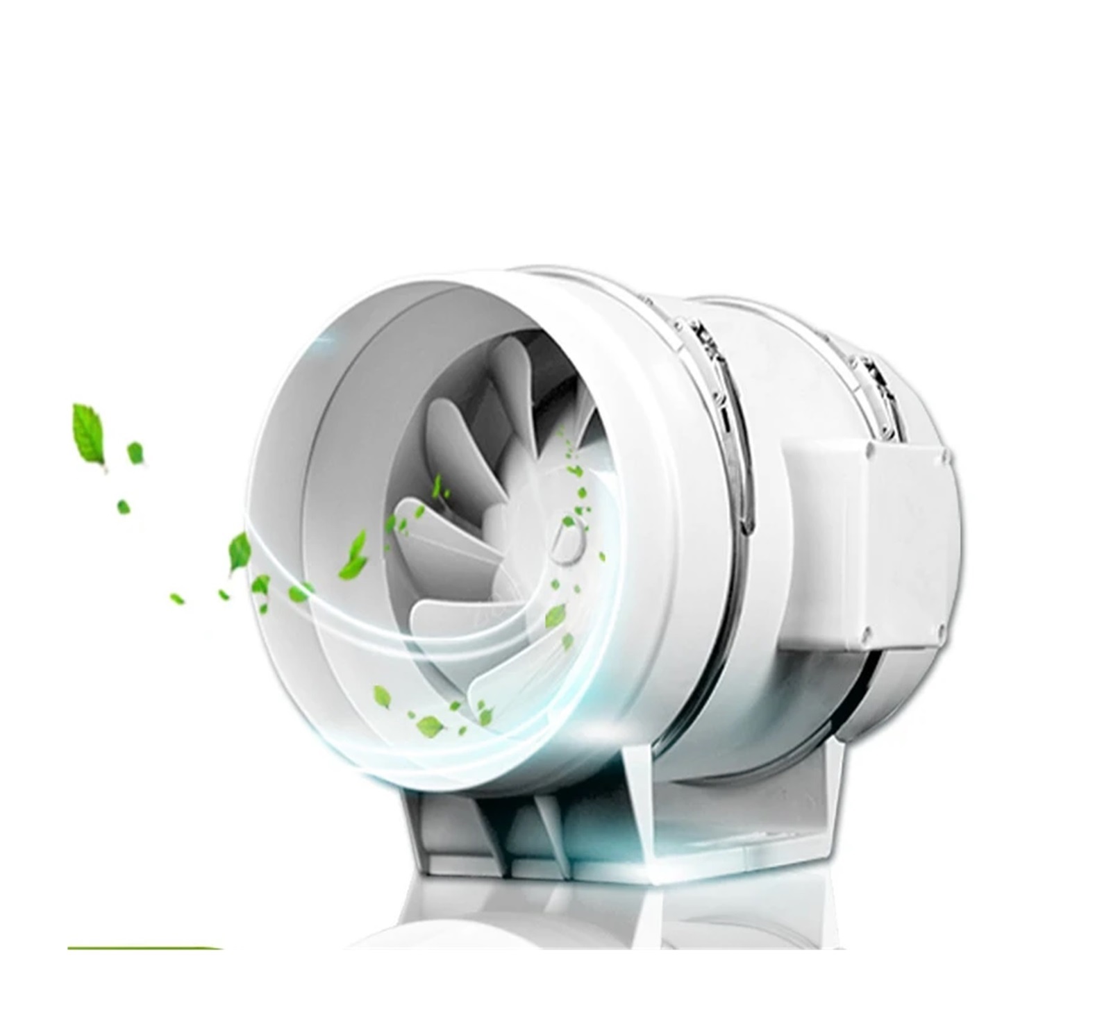 4 Inch Extractor Fan Low Noise Inline Duct Hydroponic Air Blower Exhaust Fan For Home Bathroom Grow Room Ventilation Vent ,Energy-Efficient