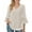 Beige, variant on 3/4 Ruffle Sleeve Sparkly Tops for Women Elegant Sequin V Neck Blouses Dressy Casual Party Fall Shirts