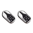 thumbnail image 2 of Speravity Car Key Case FOB Holder Reemplazo para Quattroporte Levante Smart Key Case Cover Car Styling Plata 2piezas, 2 of 6
