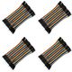 thumbnail image 1 of Cable 10/20/30 CM Multicolor Rainbow 40 Pines (10 Cm) Rojo, 1 of 3