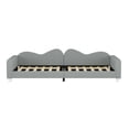 thumbnail image 3 of Upholstered Sherpa Twin Daybed | Relaxing Space, No Foundation Setup, 3 of 6