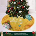 thumbnail image 6 of FMSHPON Easter Tree Skirt Colorful Eggs Bunny Xmas Christmas Tree Skirt Stand Mat for Holiday Party Decoration Indoor Outdoor 36 inches, 6 of 6