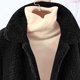 thumbnail image 5 of HongQid Women's Coat Casual Lapel Fleece Fuzzy Faux Shearling Zipper Coats Warm Winter Cropped Outwear Jackets, 5 of 8
