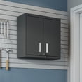 thumbnail image 3 of Fortress 30" Charcoal Gray Floating Garage Cabinet - Wall-Mounted Garage Storage Organizer, 3 of 10