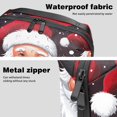thumbnail image 4 of Santa Claus Waterproof Oxford Cloth Travel Organizer for Electronic Devices with USB Pouch, Charger Pouch, Charger Bag Organizer, and Phone Cable Organizer, 5.9x9.44x3.14 in, 4 of 6