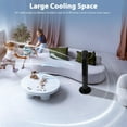 thumbnail image 4 of FREE VILLAGE 43 Inch Tower Fan with Remote Control,Standing Electric Oscillating Floor Fans That Blow Cool Air,3 Speed Settings & 12 Timer,Bladeless Cooling Fan for Bedroom Office Dorm Room,Black, 4 of 8