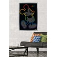 thumbnail image 2 of Disney Mickey Mouse - Rainbow Outline Wall Poster, 22.375" x 34" Framed, 2 of 6