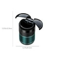 thumbnail image 3 of Car Ashtray With Lid, Automatic Sensing Infrared Metal Intelligent Ashtray, Lock Smoke Odor, Quick Extinguishing, Long-lasting Battery, Flame-retardant Material, Suitable For Car Home Office, 3 of 8