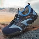 thumbnail image 2 of Tenis zapatos Zapatos descalzos para hombre, cordones elásticos transpirables de goma antideslizante para senderismo y ciclismo, 2 of 8