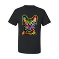 thumbnail image 2 of Cats Are Like Potato Chips Colorful Rainbow Cat Animal Lover Men's Graphic T-Shirt, Black, Small, 2 of 3