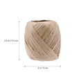 thumbnail image 2 of MasteelfCA 10pcs Roll Natural Raffia Straw String for DIY Crafts Gift Packaging Artworks (Coffee), 2 of 7