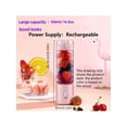 thumbnail image 2 of 1pc Usb Rechargeable Mini Juicer Cup, Multifunctional Household Portable Juicer, Fruit Blender, 2 of 4