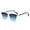 Green, variant on Vintage Half Frame Sunglasses for Women and Men Fashion Metal Sun Glasses UV400 Protection Eyewear Travel Driving Sunscreen Glasses