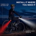 thumbnail image 5 of Juego de 8 Luces LED para Bicicleta Recargables por USB, Luz Delantera y Trasera para Bicicleta, para Montar de Noche, Accesorios para Bicicleta, 5 of 5
