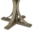 thumbnail image 6 of mteryoing 5-Piece Retro Round Dining Table Set With 4 Upholstered Chairs Wooden Dining Table With Curved Trestle Style Legs For Dining Room Living Room, 6 of 9