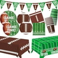 thumbnail image 2 of Vajilla para fiesta de cumpleaños infantil de rugby, fútbol americano, plato de papel, mantel de seda, decoración, suministros para fiestas, 2 of 6