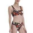 thumbnail image 2 of Xecao Winter Holiday Christmas for Two-Piece Swimsuit for Women - a sporty, high-waisted bathing suit perfect for the beach, parties, or surfing adventures, 2 of 8