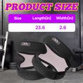 thumbnail image 2 of BESTSKY Patella Knee Brace,Double Decompression Knee Pads Volleyball Girls,Two-Way loop fastener Knee Compression Sleeve Women,Black&pink, 2 of 7