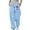 !Sky Blue, variant on BODOAO Women's Baggy Sweatpants Workout Active Joggers Pants High Waisted Drawstring Lounge Bottoms with Pockets Baggy Sweatpants Elastic Print Workout Athletic Joggers Pants Loose Trousers Beige L
