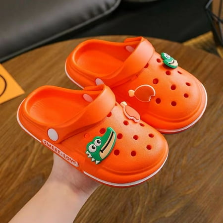 

Kids Cartoon Dinosaur Slipper Garden Clogs Non-slip Slip-on Water Shoes Breathable Sandals Outdoor For Boys And Girls