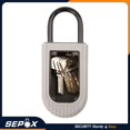 thumbnail image 4 of Caja de seguridad para llaves SEPOX Metal Code 9 pulsadores con espacio extra grande, 4 of 9
