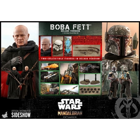 Star Wars The Mandalorian Boba Fett Collectible Figure (Deluxe Version)