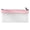 Pink, variant on Clear Pencil Pouch, Durable TPU Clear Makeup Pouch, Water-Resistant Pencil Bag with Smooth Zipper – Multipurpose Clear Pouch for Stationery, Home, Office, Travel Supplies, 1 Pcs, 7.87x3.93"(Yellow)