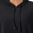 thumbnail image 3 of Mondetta Ladies' Ottoman Hoodie (Black, Large, l), 3 of 4