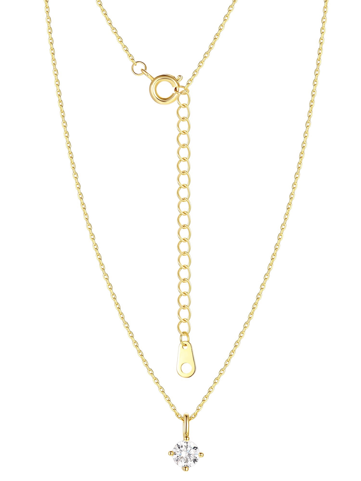 Believe by Brilliance Mother of Pearl & Cubic Zirconia Butterfly Necklaces in 14KT Gold Flash Plated