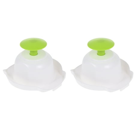 

2Pcs Food Safety Holders Vegetable Slicer Finger Protectors Kitchen Gadgets (Green)