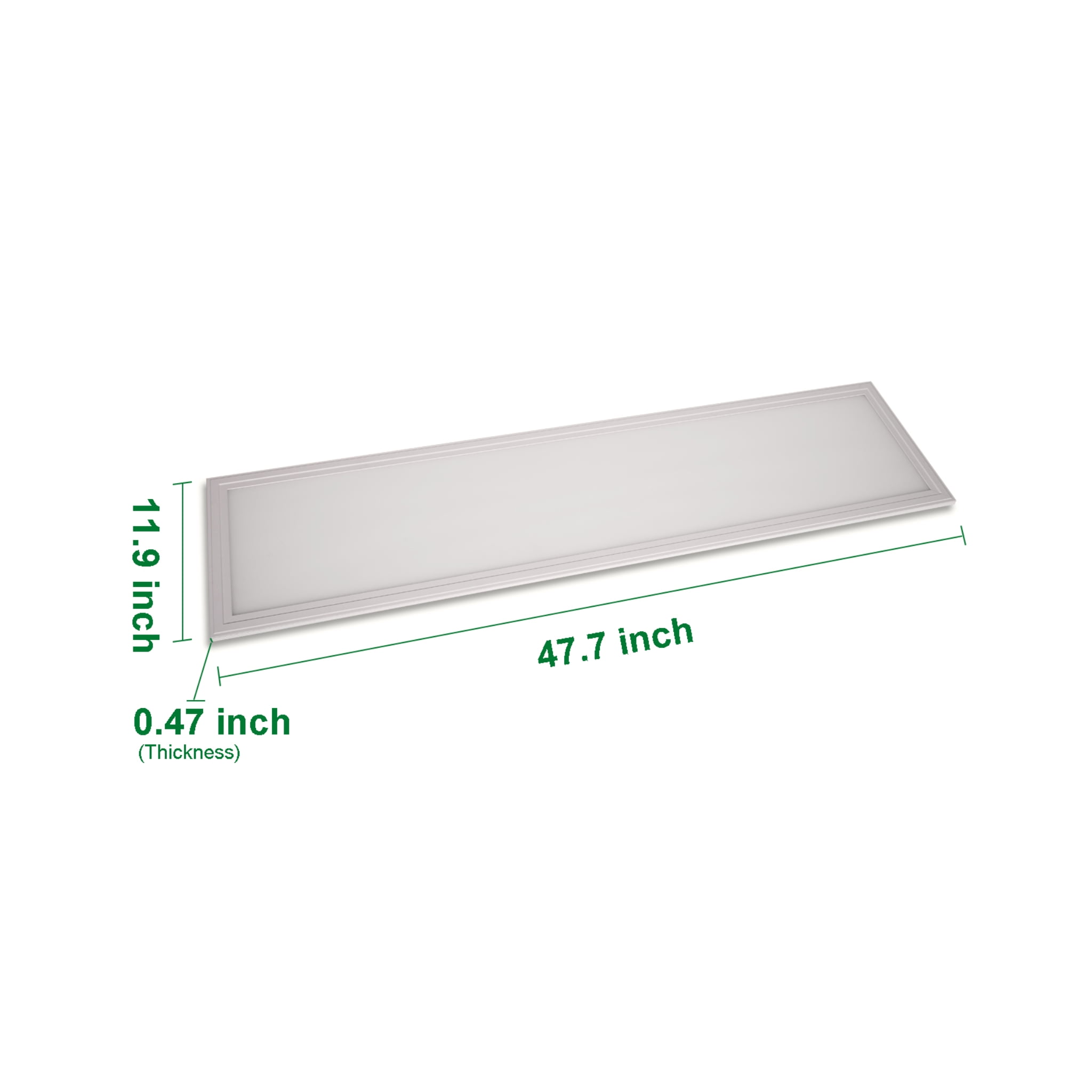 2 Pack 1X4 Ft 36W LED Back-Lit Flat Panel Light - 5000K CCT