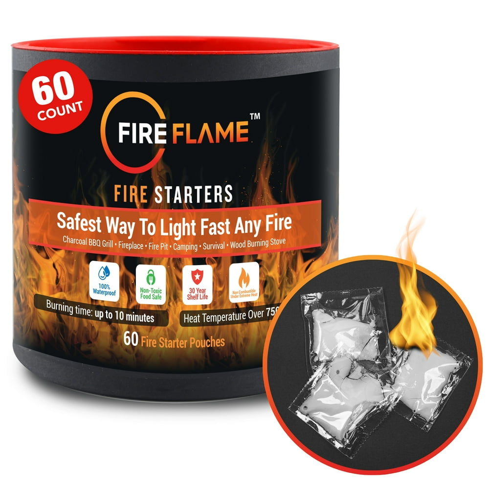 FireFlame Quick Instant Fire Starter 100 Waterproof AllPurpose