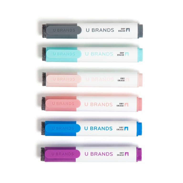Dry Erase Markers with Chisel Tip, 6 Count photo 1