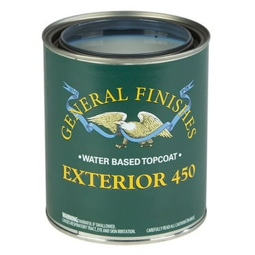 General Finishes, Exterior 450 CLEARS, Flat, Quart