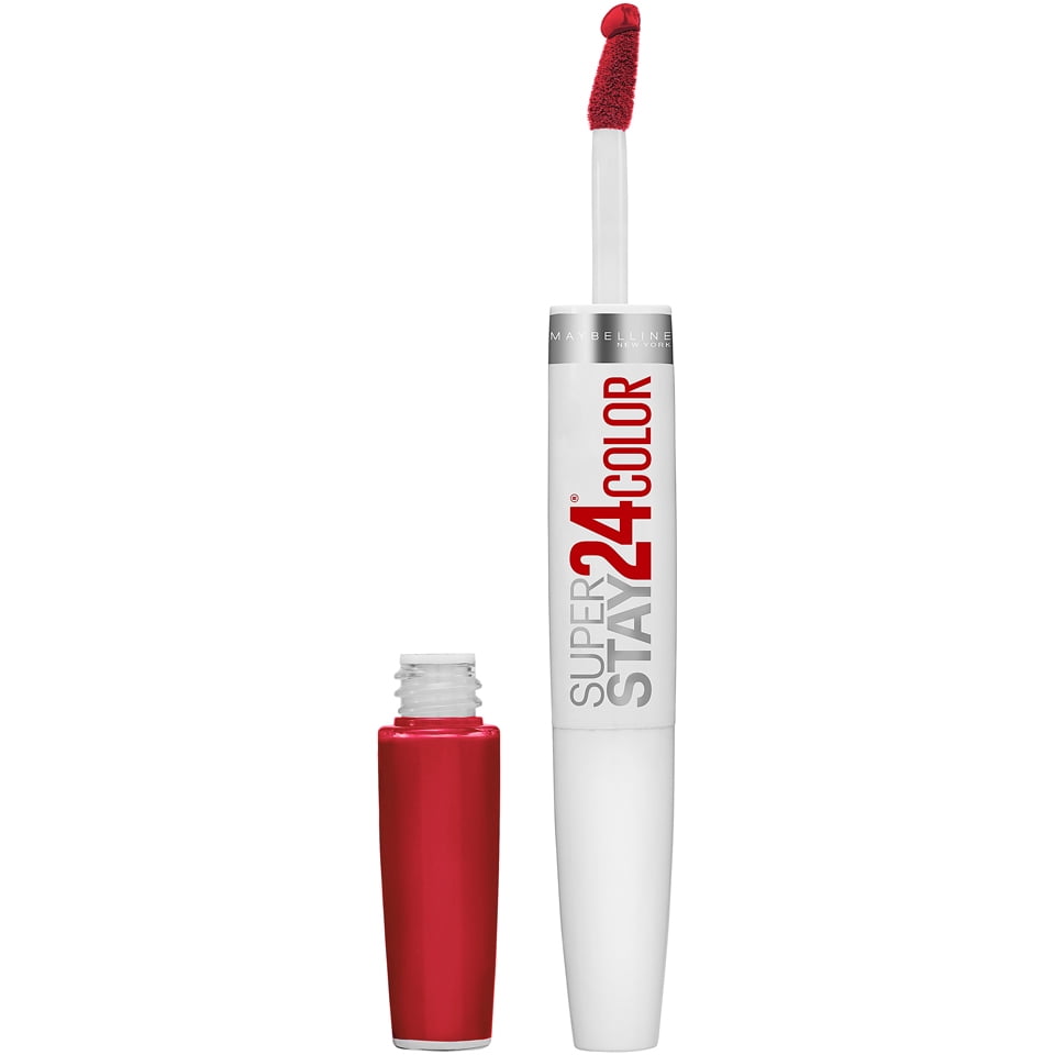Maybelline SuperStay 24 2-Step Liquid Lipstick, Optic Ruby